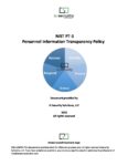 Personnel Information Transparency Policy – NIST PT-1