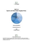 System and Information Integrity Policy – NIST SI-1